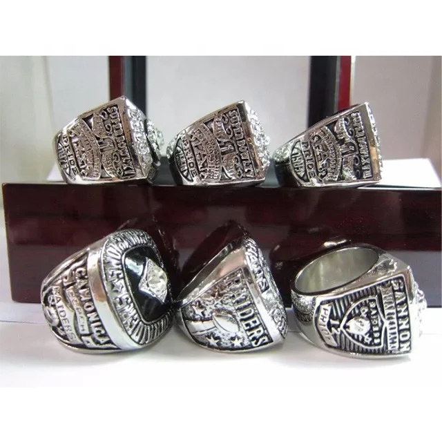 3pcs Raiders Championship Ring,Oakland Football Gifts Compatible