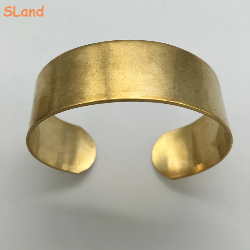 Sland Jewelry Manufacturer Cheap Wholesale Raw Brass Bangle Bracelets