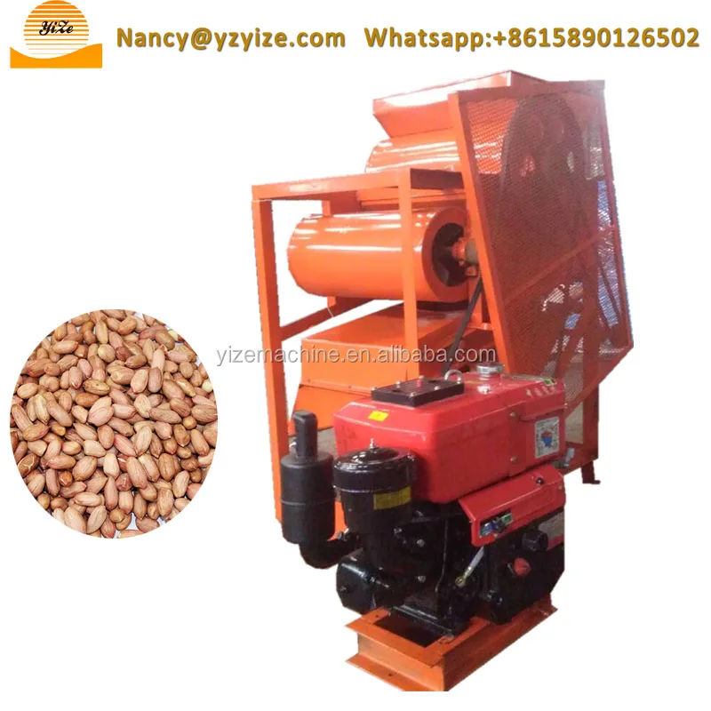 Groundnut Decorticator for High Capacity Combined Peanut Shell Removing Machine