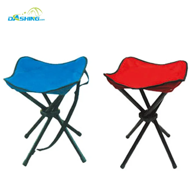 Популярный дешевый складной стул с 3 ножками для кемпинга и рыбалки с чехлом для переноски