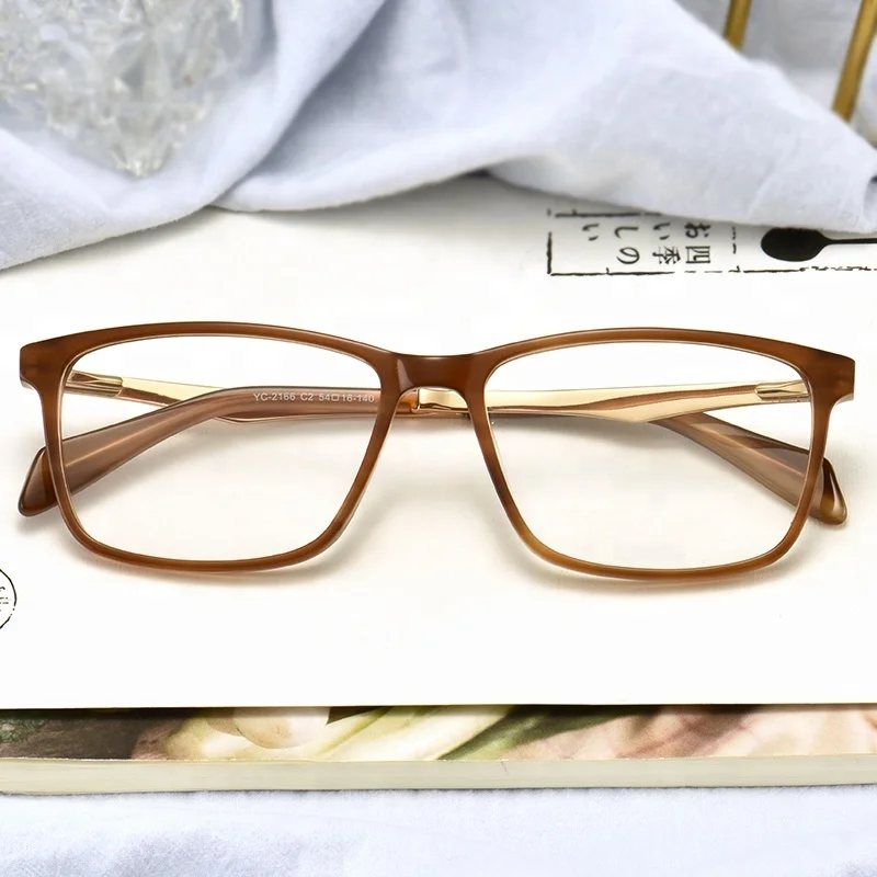 Prescription Popular Eyes Metal Eyewear Acetate Optical Frames Glasses  70070