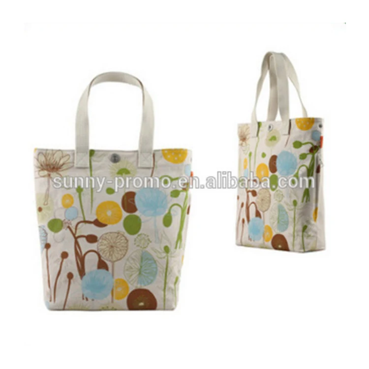 branded canvas tote bag