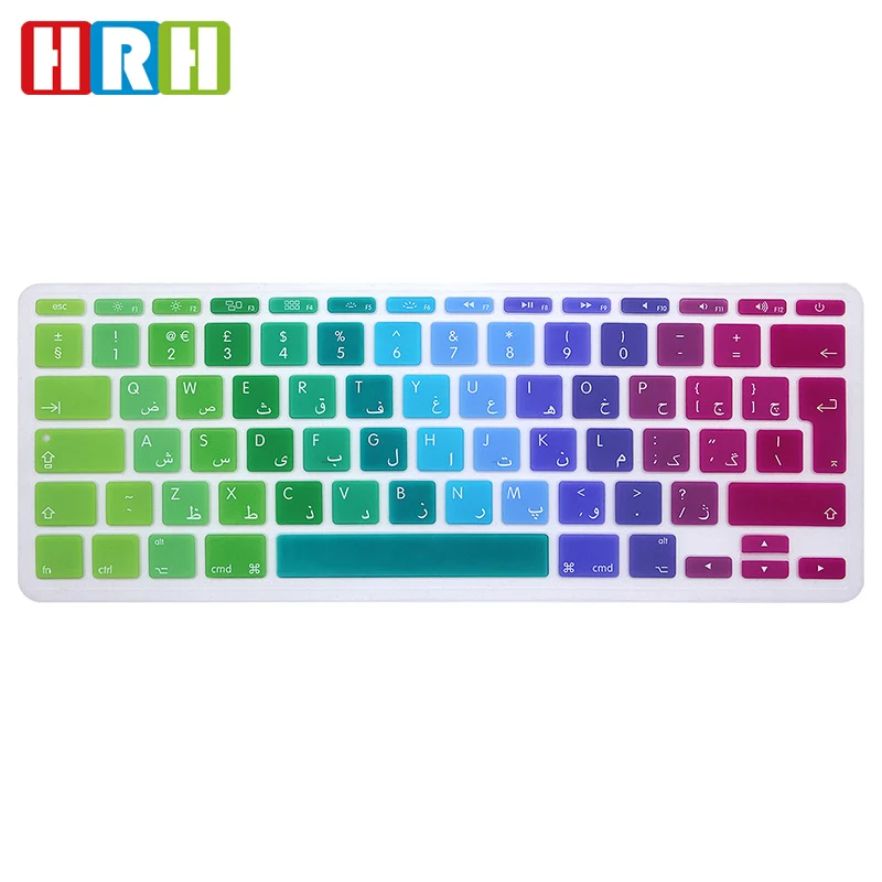 русская клавиатура силиконовая шкура клавиатуры для mac book air крышка европейская версия