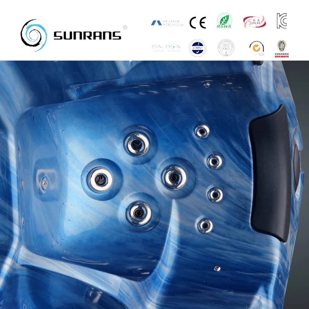 Best Selling 5 Persons Hot Tubs With Tv Fountain Led Lights