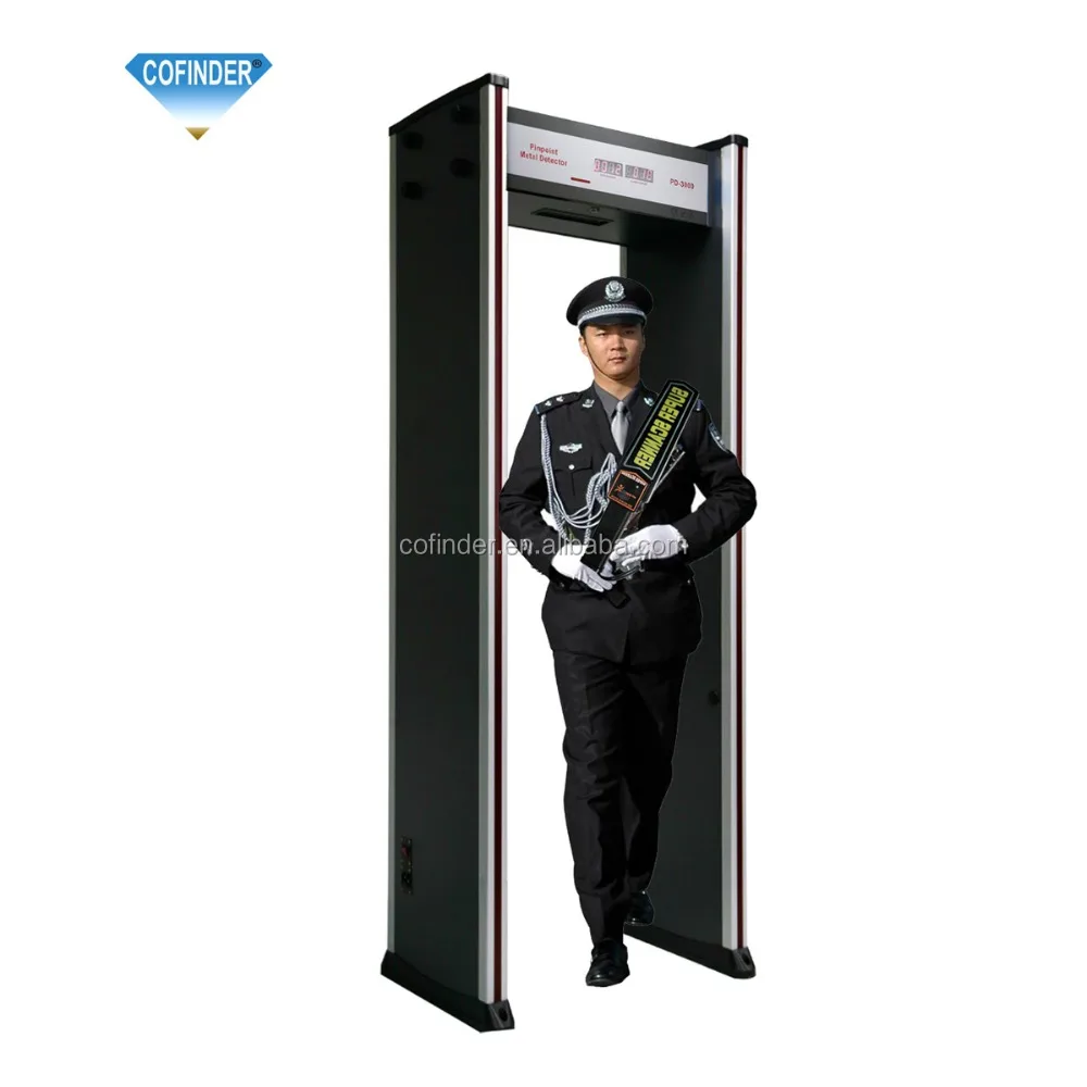 Cofinder фабрика высокая чувствительность и водонепроницаемый Walkthrough металлоискатель 6 зон двери рамки металлоискатель со светодио дный светодиодной дисплей