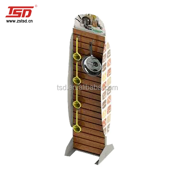 Retail Store Wood Home Appliance Display Shelf Rack,floor Display Stand for Rice Cooker