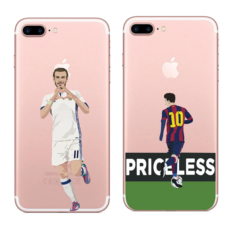 Low MOQ Cheap Shockproof Phone Case for iPhone 6 Custom Soccer Player Cover Slim Phone Cover for iPhone 6 Football Player Case