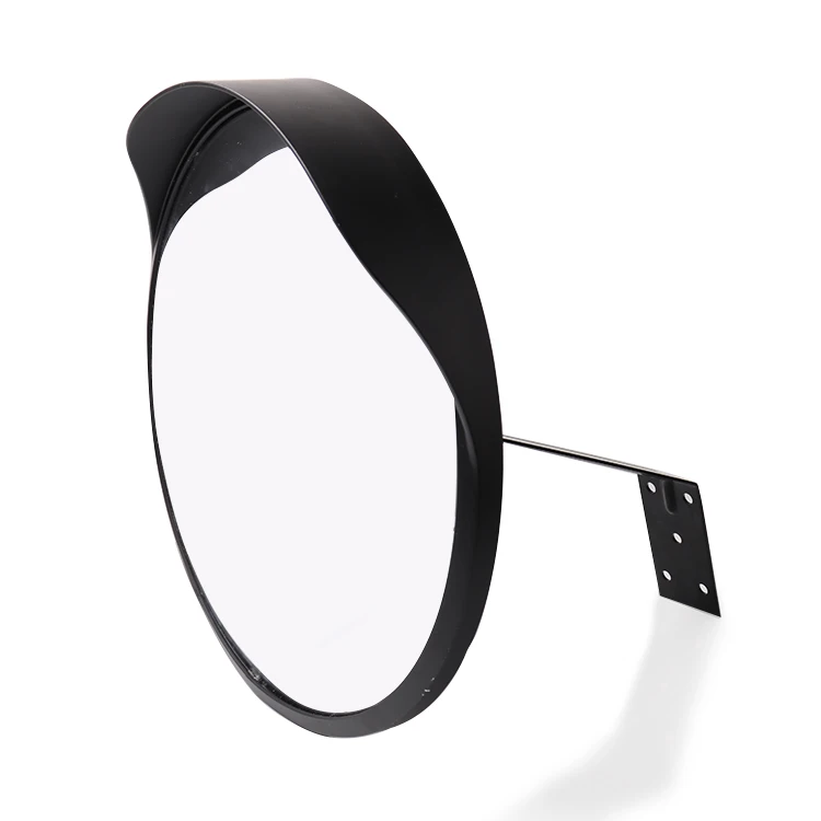 OEM Customized 360 Degree Adjustable  Black Traffic Concave Convex Mirror Unbreakable Convex Mirror