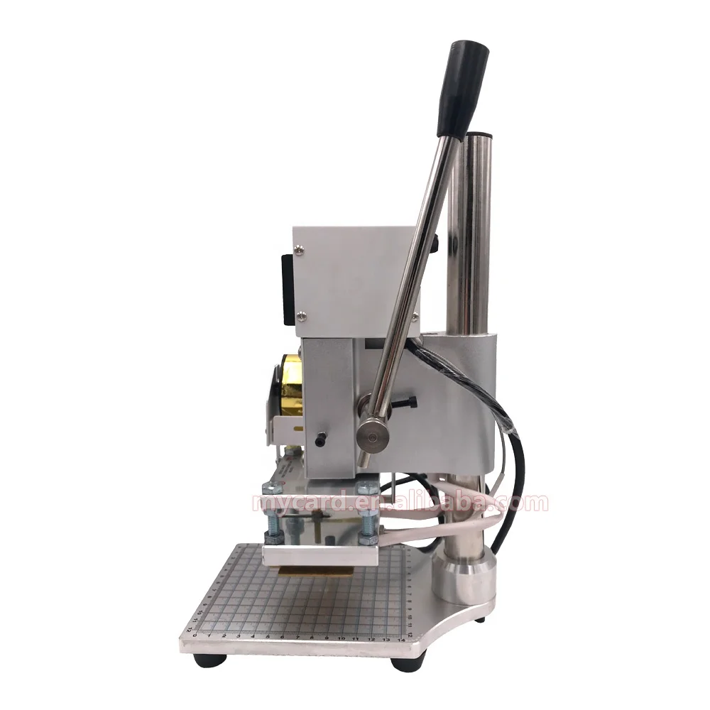 High Relief Digital Desktop Leather Logo Engraving Heat Embossing Printing Hot Stamping Machine