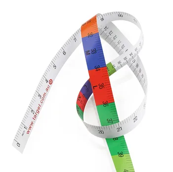 60inch Creative colorful coated art paper bra scale measurement