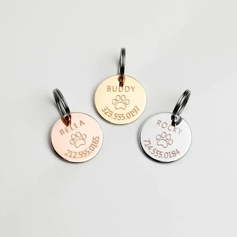925 Sterling Silver Personalized Dog 