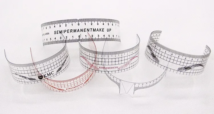 Микроблейдинг линейка для татуажа бровей