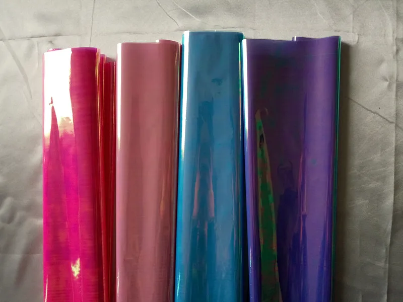 
 Волшебная пластиковая радужная пленка Royal Glory, плавкая пленка Angelina  