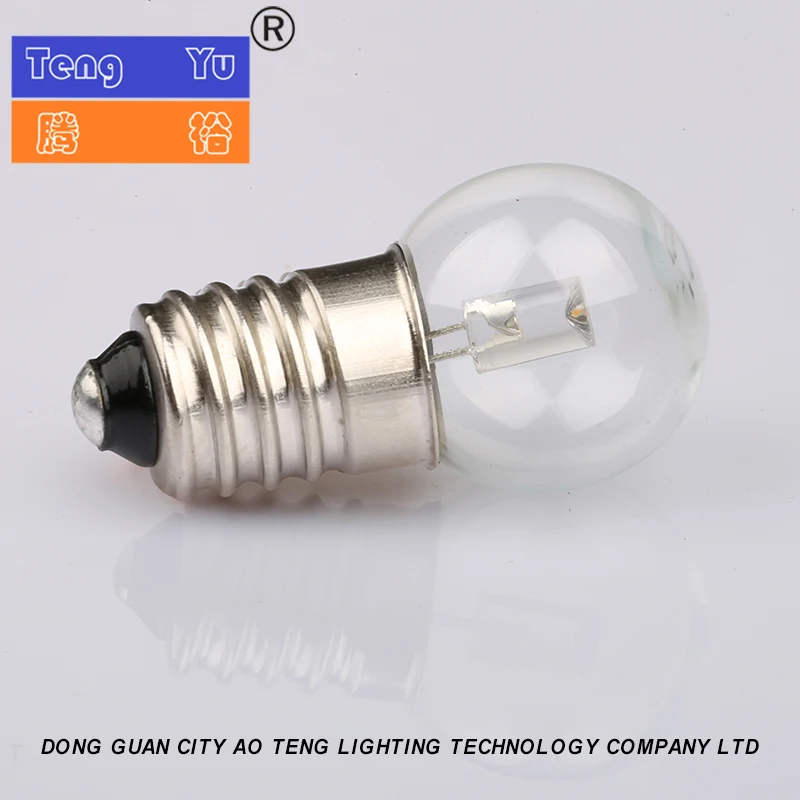 G11 E10 Flashing Spherical Bulb LED Dc3v Flashlight Spotlight Bulb