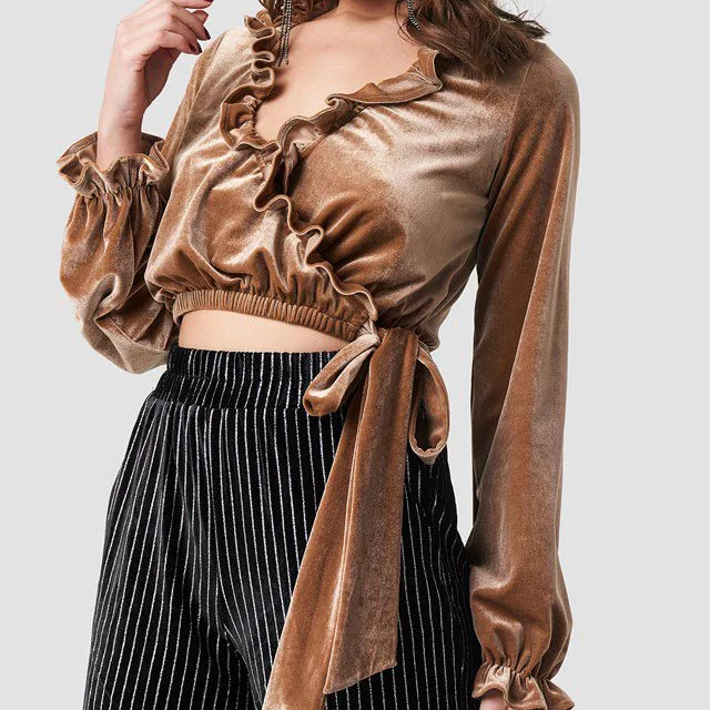 womens velvet holiday tops