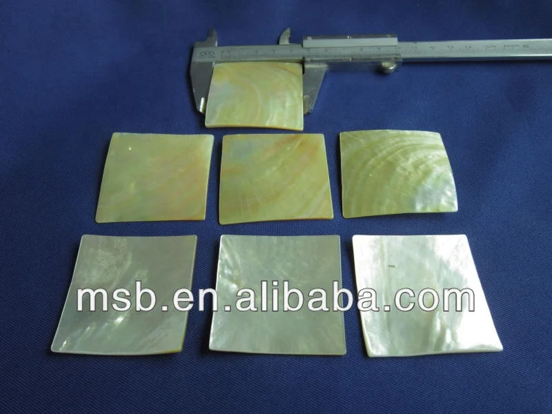 Polished Natural Mother of Pearl Shell Cutting Blank Pieces for Jewelry Inlay