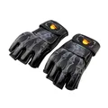 NEW MMA Sparring Grappling Fight Boxing Punch Ultimate Mitts Leather Gloves Black White Promotion