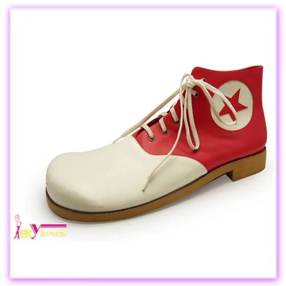 Alibaba, оптовая продажа обуви showtime со шнуровкой и двумя звеньями, верхняя специальная музыкальная обувь клоуна на заказ