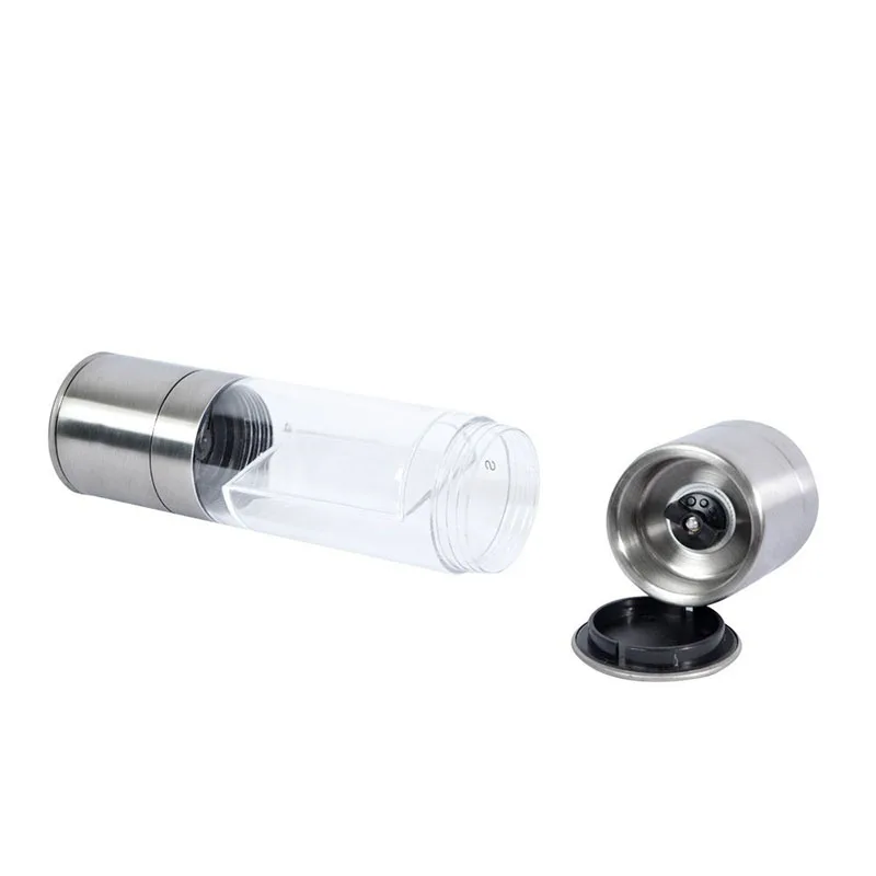 Manual Salt & Pepper Mill Grinder 2 1 Combo Stainless Steel Adjustable Coarseness Eco-Friendly OCPO Brand for Professional Chefs