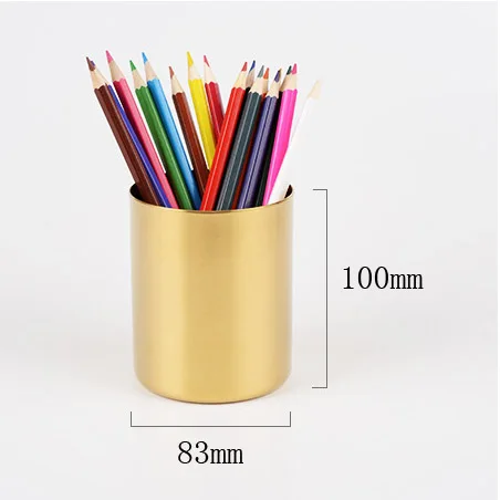 Современный комод и аксессуары для стола держатель карандашей из нержавеющей стали позолоченные чашки