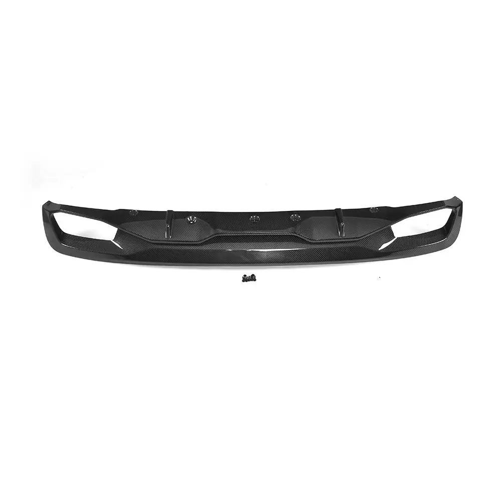 5 Series Carbon Fiber Rear Diffuser Lip Spoiler for BMW G30 530i 540i 2017 2018 Rear Diffuser