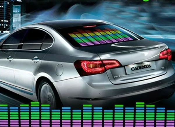 от! горячие!!! звук активных эль панели автомобиля наклейку/автомобиля