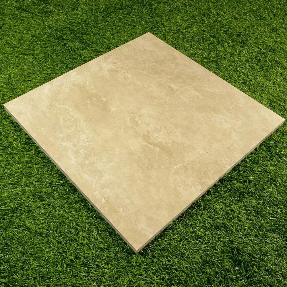 Travertine Design 2cm Thickness Floor Tile Ceramic 600x600 mm