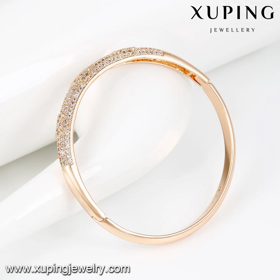 51439 xuping 18金バングル ドバイジュエリー アフリカの金バングル