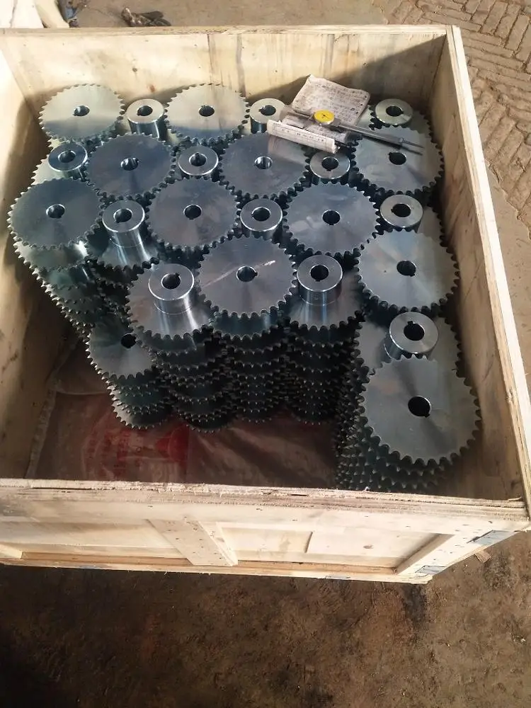 Custom Steel Chain Drive Sprockets For Harvster Transmission Parts