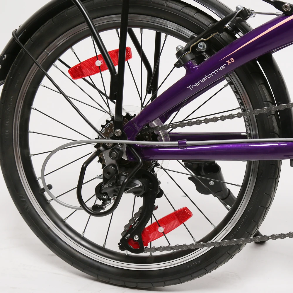 TXED 20 Inch Alloy Folding Bike 7 Speed Foldable Bicycle