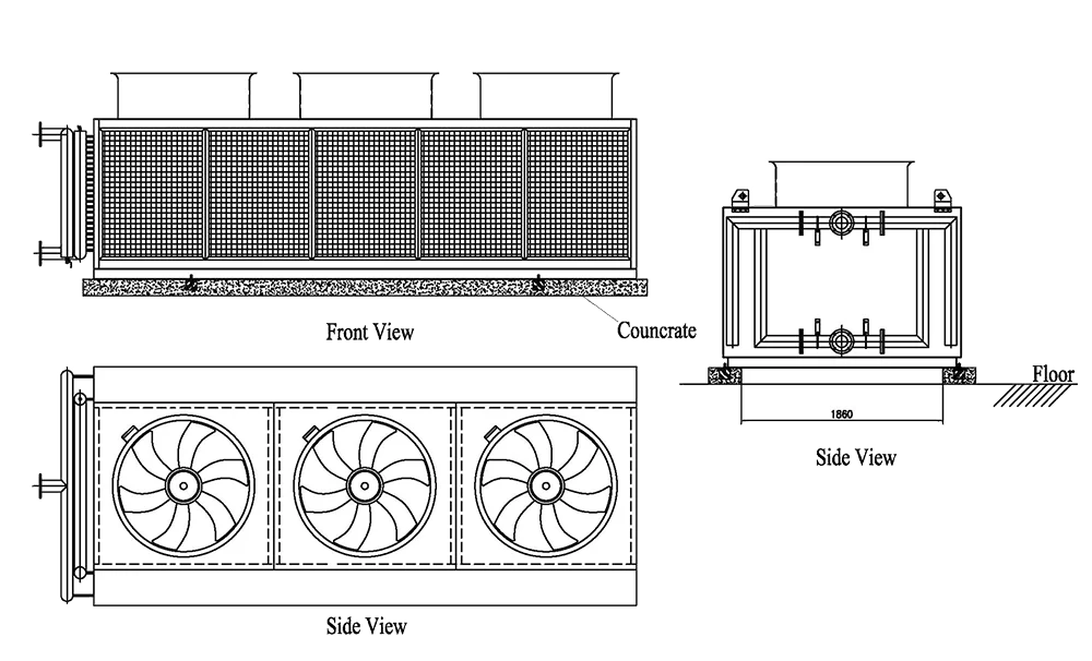 
Воздушный охладитель воды 