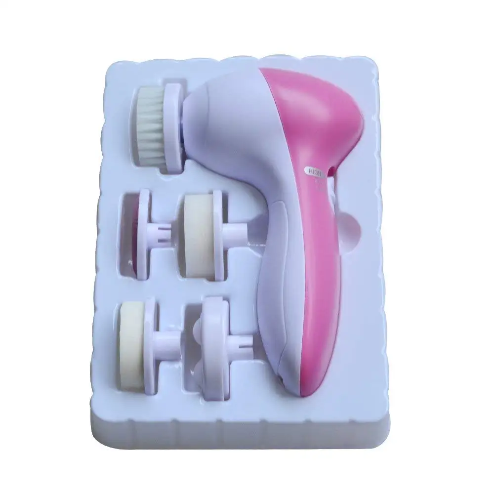 
Электрический Очиститель для лица 5 в 1, устройство для отшелушивания кожи лица, рук и ног, массажер, скребок, набор 