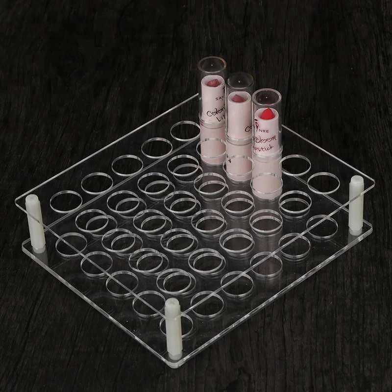 clear plastic lipstick holder