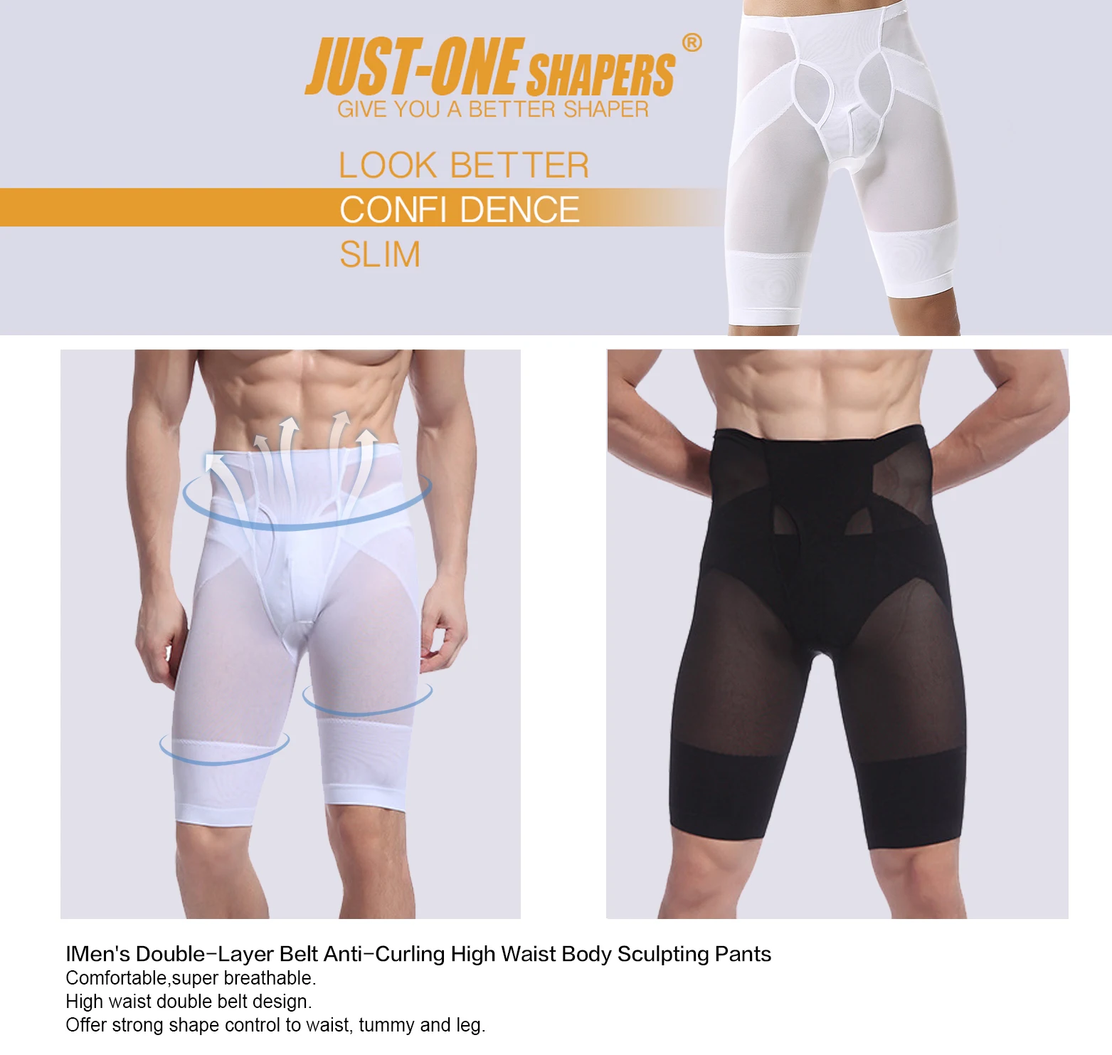 
Man shapers powerful hip up butt lift for slimming man shapewear pants 