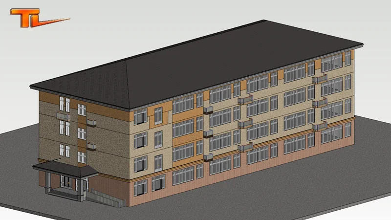 Steel Structure Office with Multi Storey Construction Building Projects Made by Factory