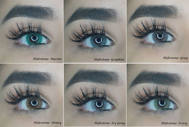Meetone Hidrotone 18 Colors Natural Color Contact Lens
