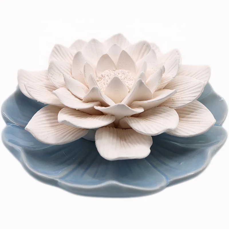 Stocked Ceramic Flower Decoration Home Fragrance Oil Scented Aroma Reed Incense Diffuser