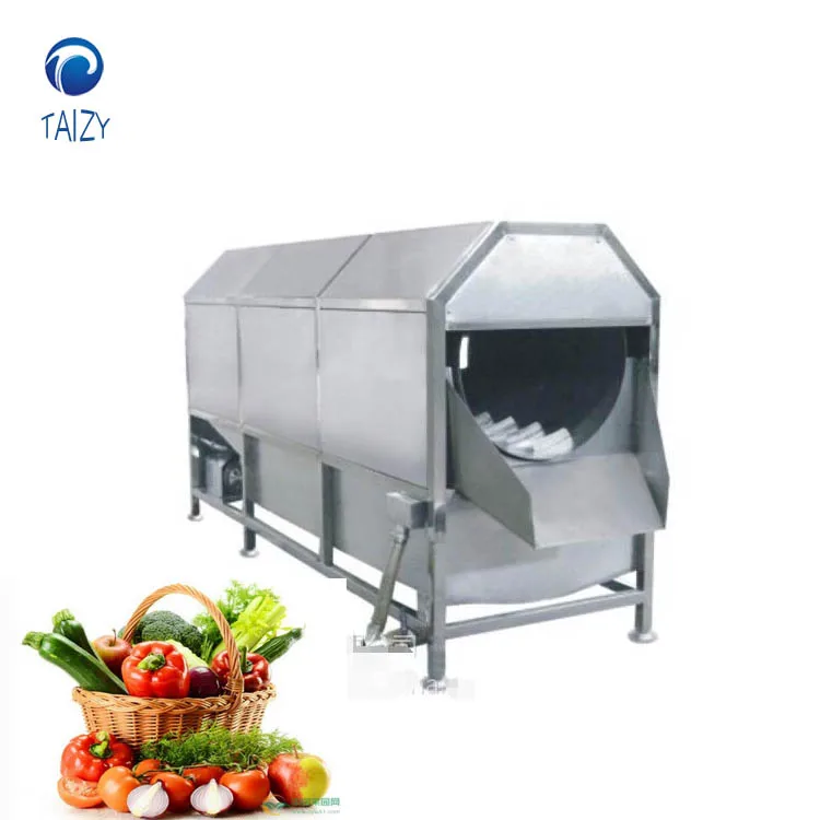 Fruit and vegetable washing machine working principle - Taizy Machinery