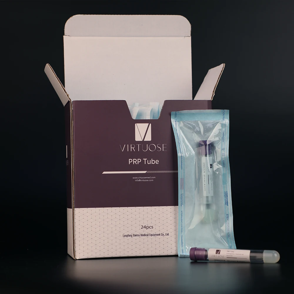 
Плазменная PRP трубка для богатых тромбоцитов с гелем ACD для лечения выпадения волос 