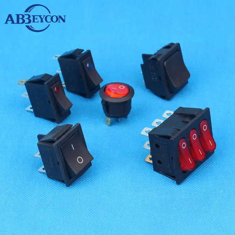 Rocker Switch 16a 250v Ac 25t85 1e4 Pti T125 R11 - Buy 16a 6pins Rocker ...