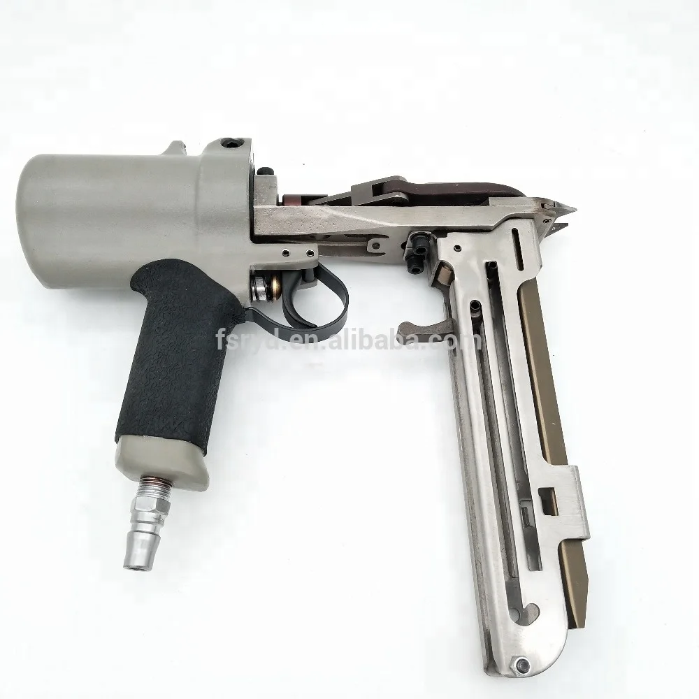 HR22 Air Stapler Hog Ring Gun for Fastening Cage Wires with Finish & Framing Nails Versatile