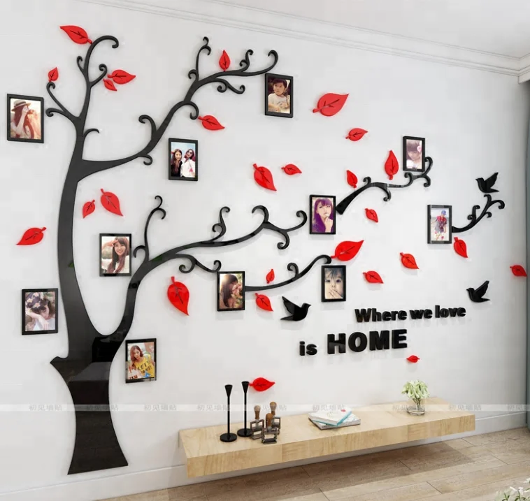 Home Decoration Family Memory Tree Wall Decor  Living Room Art House  Wall Stickers Decoration
