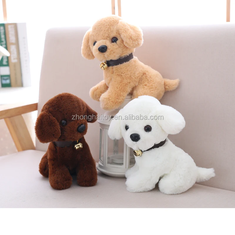 fluffy dog stuffed animal