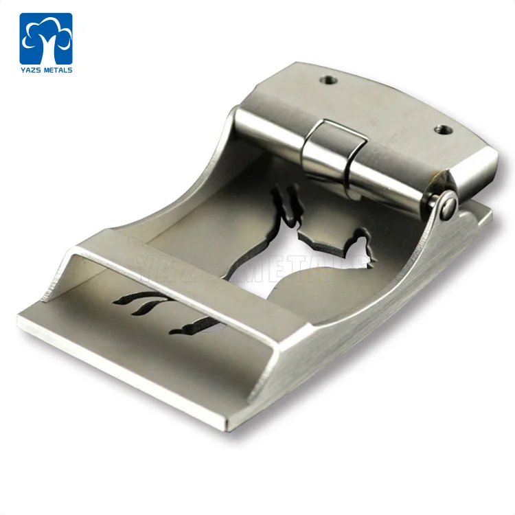 
Custom design metal silver belt buckle 