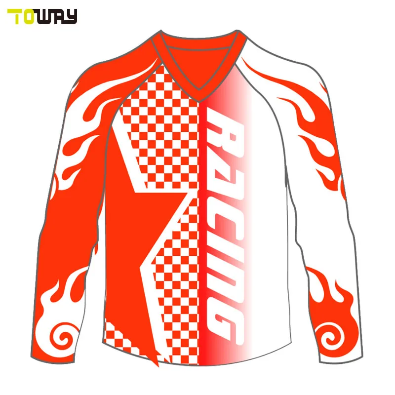 Wholesale Mesh Motocross Jersey Sublimation