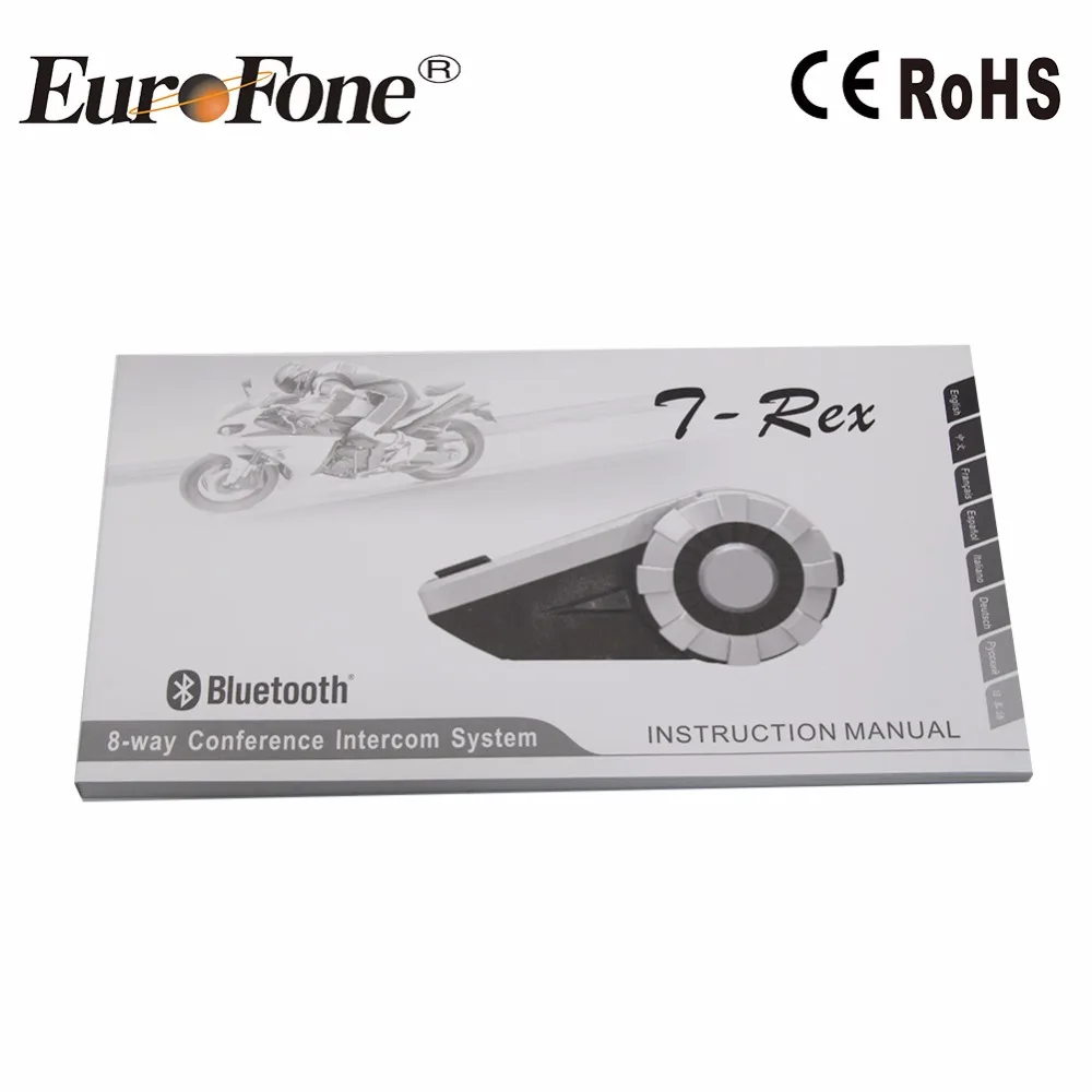 
Bluetooth-гарнитура для шлема 8 водителей, 1500 м 