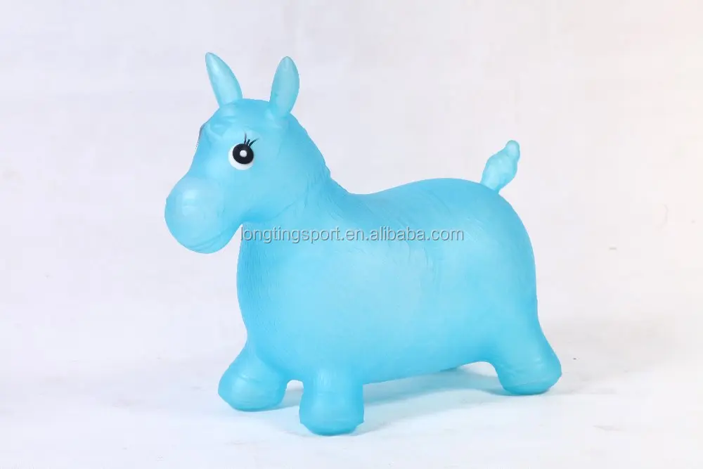 Пластиковые прыгающие игрушки-животные с музыкой для детской езды