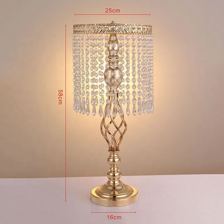 Изысканная оптовая продажа свадебный банкет Кристалл Золотой Серебряный стол центральный