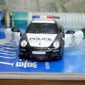 Brand New KINGSMART 1 36 Scale 2010 P 0rsche 911 GT3 RS Police Edition Diecast Metal