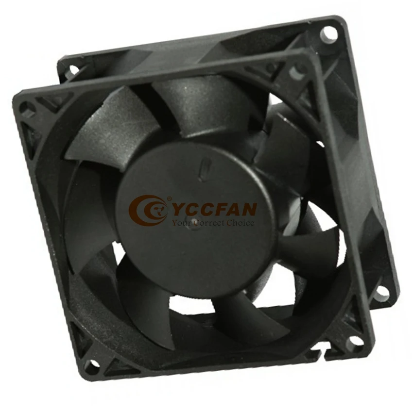 Plastic Pbt Fans Dc 12v 24v High Cfm 80x80x38mm H8038 Ventilation Fan ...